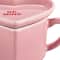 Miss Valentine Pink Ceramic Candy Heart Mug & Saucer